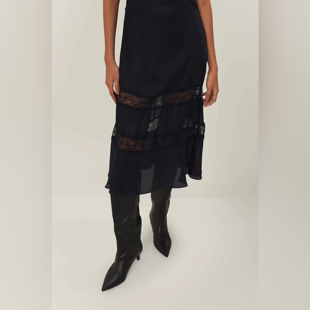 FARM RIO Black Sleeveless Maxi Dress - Picture 3 of 6